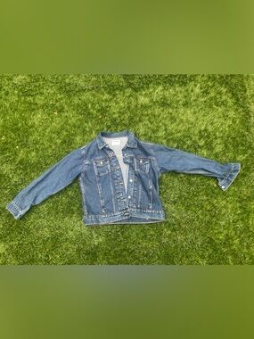 Classic Blue Denim Women's Large Old Navy Jacket